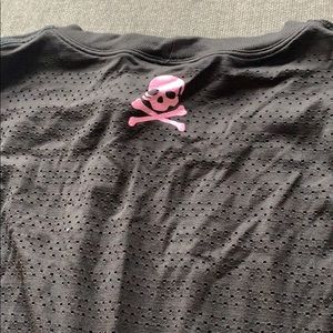 soulcycle Tops - Soulcycle mesh tank with skull detail on back soulcycle Tops - Soulcycle mesh tank with skull detail on back